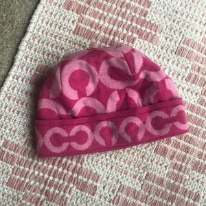 Pink Coach winter hat ❄️